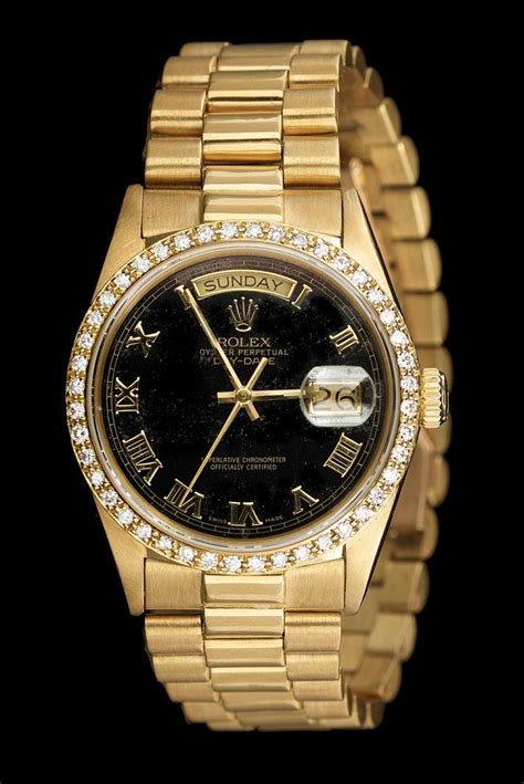 118718 rolex|rolex presidential with diamond bezel.